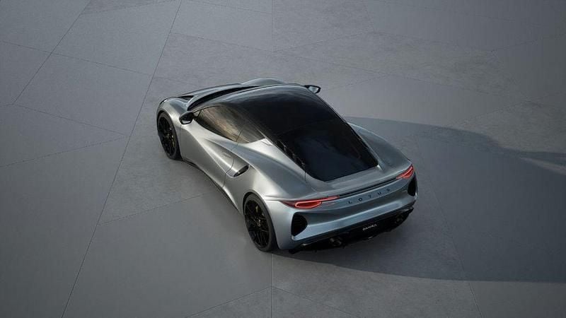 Nowe Lotus Emira 407 KM (299 kW) 2026 Srebrny Coupe