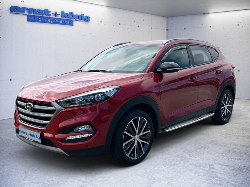 Rot Gebraucht 2018 Hyundai Tucson Passion SUV | 18.970 € (Fairer Preis) - Bild 1/4