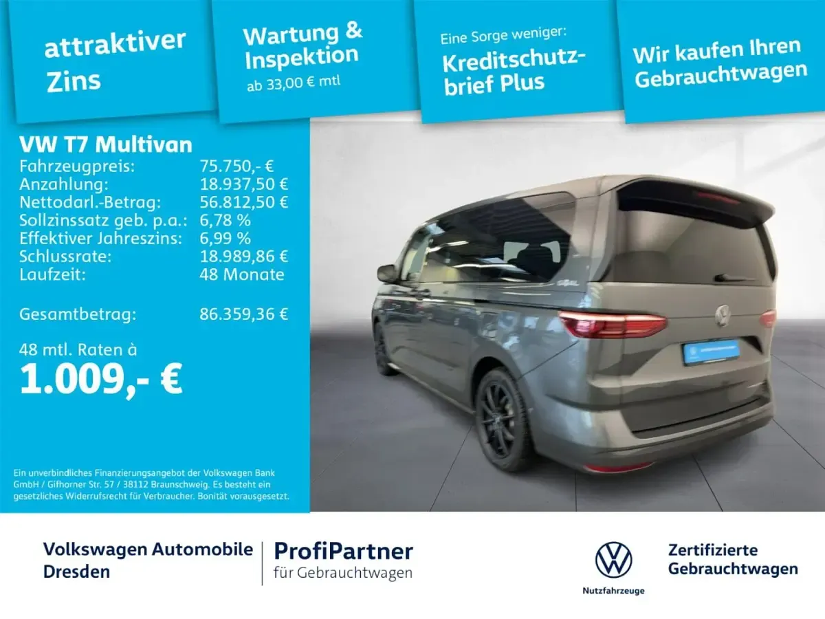 Occasion VW Multivan Goal 177 ch (130 kW) 2025 Gris Monospace