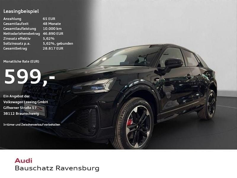 Mythosschwarz Neu 2025 Audi Q2 S-Line SUV | 46.890 € (Teuer) - Bild 1/4