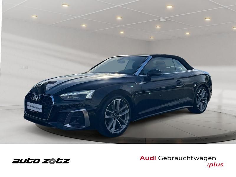 Schwarz Gebraucht 2023 Audi A5 Cabriolet S-Line Cabrio | 49.990 € - Bild 1/4
