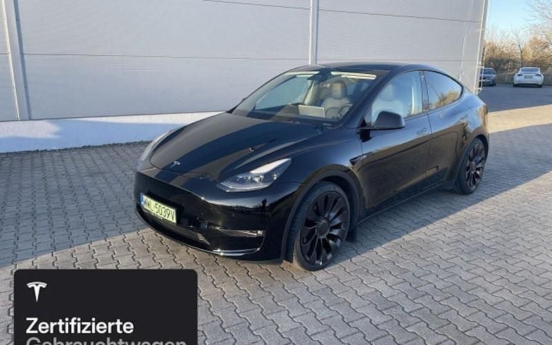 Schwarz Gebraucht 2024 Tesla Model Y Performance SUV | 45.500 € (Fairer Preis) - Bild 1/4