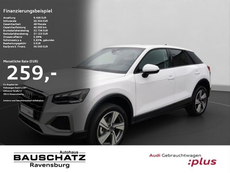 Grau Gebraucht 2024 Audi Q2 Advanced Plus SUV | 36.560 € (Teuer) - Bild 1/4