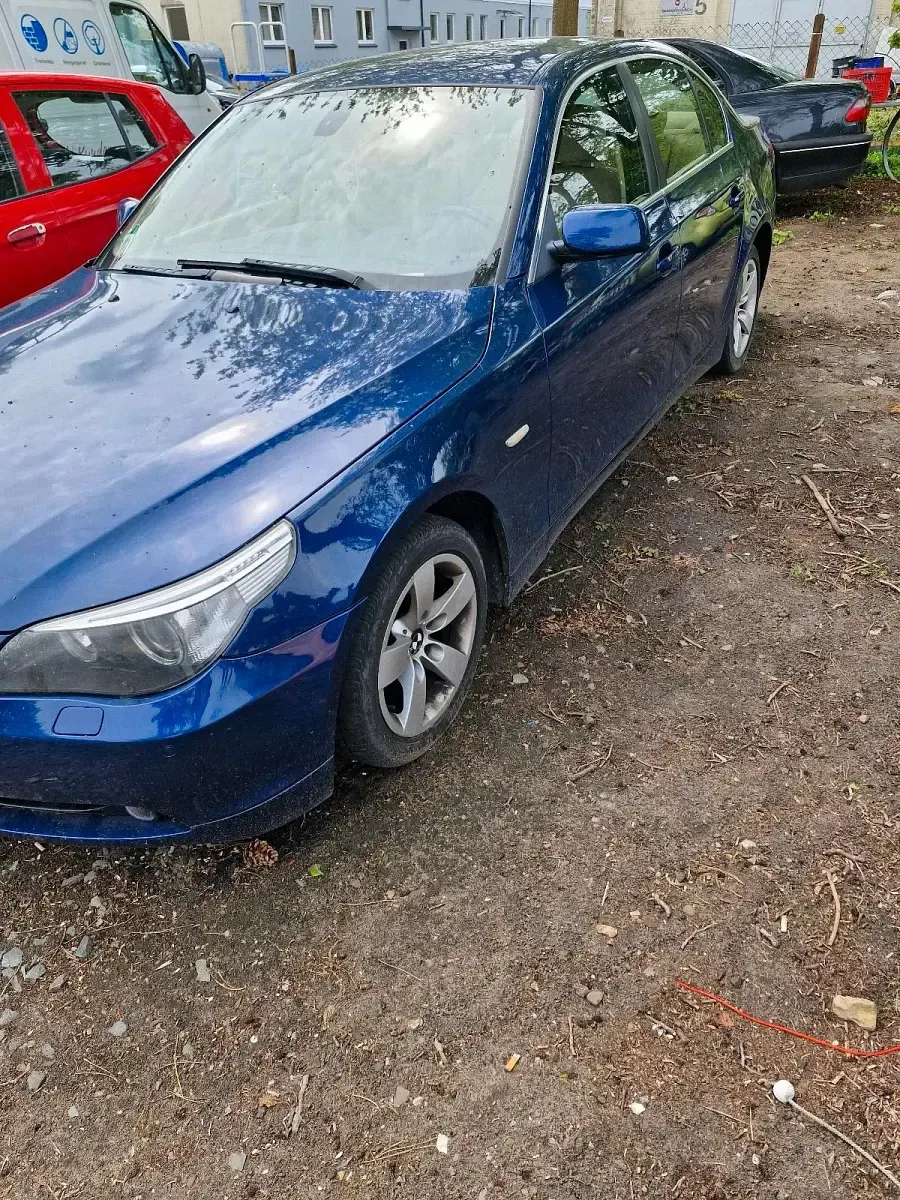 Brugt BMW 525 218 HK (160 kW) 2008 Blå Sedan