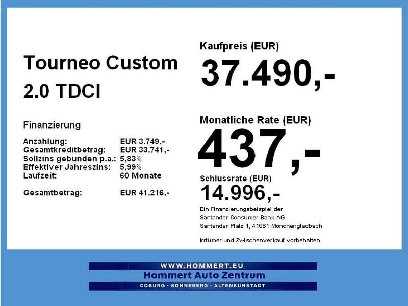 Gebraucht Ford Tourneo Custom 185 PS (136 kW) 2022 Chromablau (metallic) Van