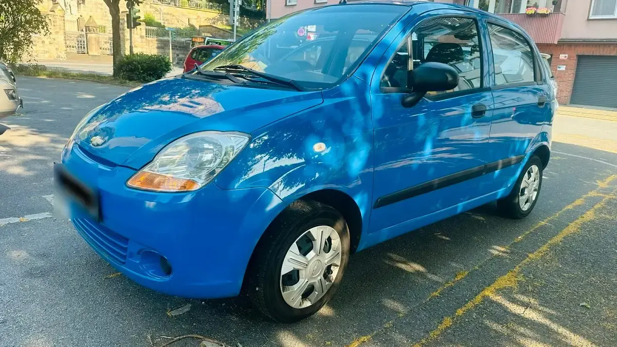 Gebraucht Chevrolet Matiz 50 PS (36 kW) 2009 Blau Kleinwagen