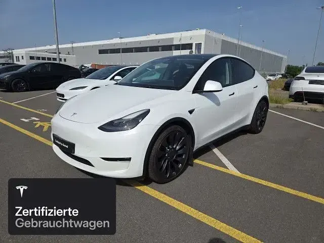 Gebraucht Tesla Model Y Performance 392 kW (533 PS) 2022 Weiß SUV