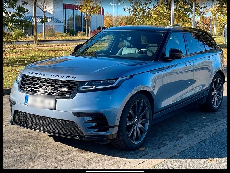 Blau Gebraucht 2020 Land Rover Range Rover Velar HSE SUV | 32.750 € - Bild 1/4