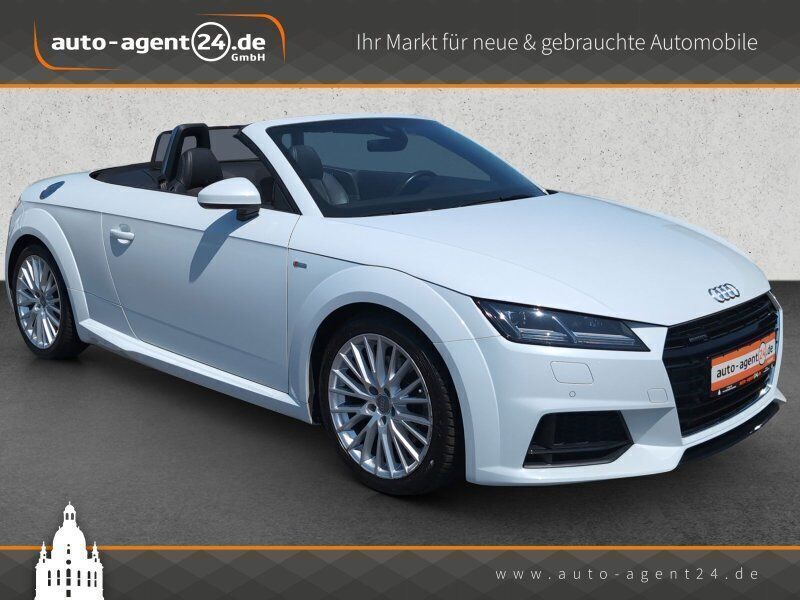 Gletscherweiß metallic Gebraucht 2018 Audi TT S-Line Cabrio | 28.990 € (Etwas zu teuer) - Bild 1/4