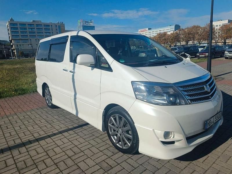 Gebraucht Toyota Alphard 156 PS (114 kW) 2007 Weiß Van / Kleinbus