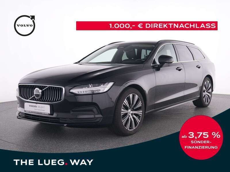 Gebraucht Volvo V90 Core 196 PS (144 kW) 2023 Schwarz onyx black / metallic Kombi