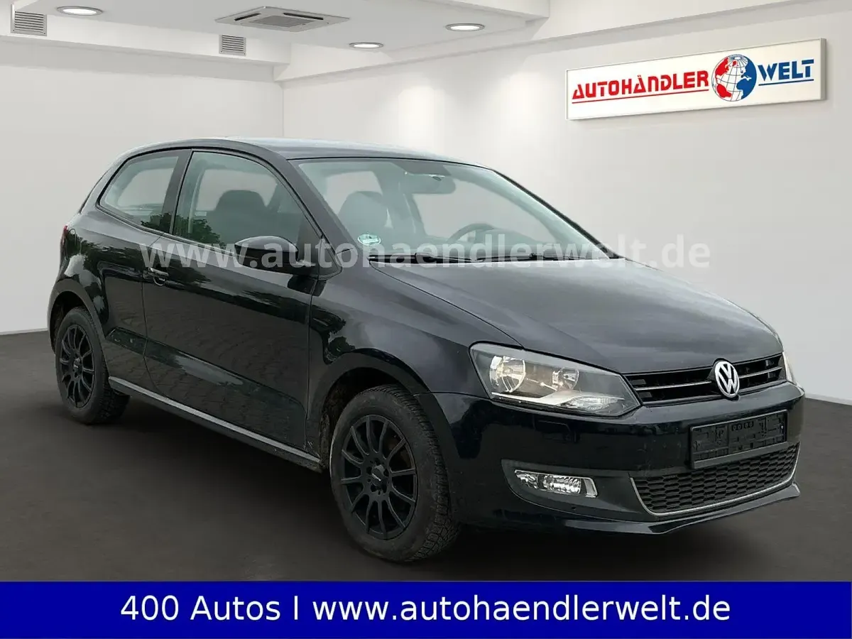Gebraucht VW Polo 90 PS (66 kW) 2011 Schwarz Kleinwagen