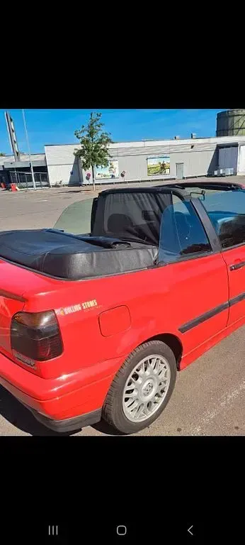 Brugt VW Golf Cabriolet 75 HK (55 kW) 1995 Rød Cabriolet
