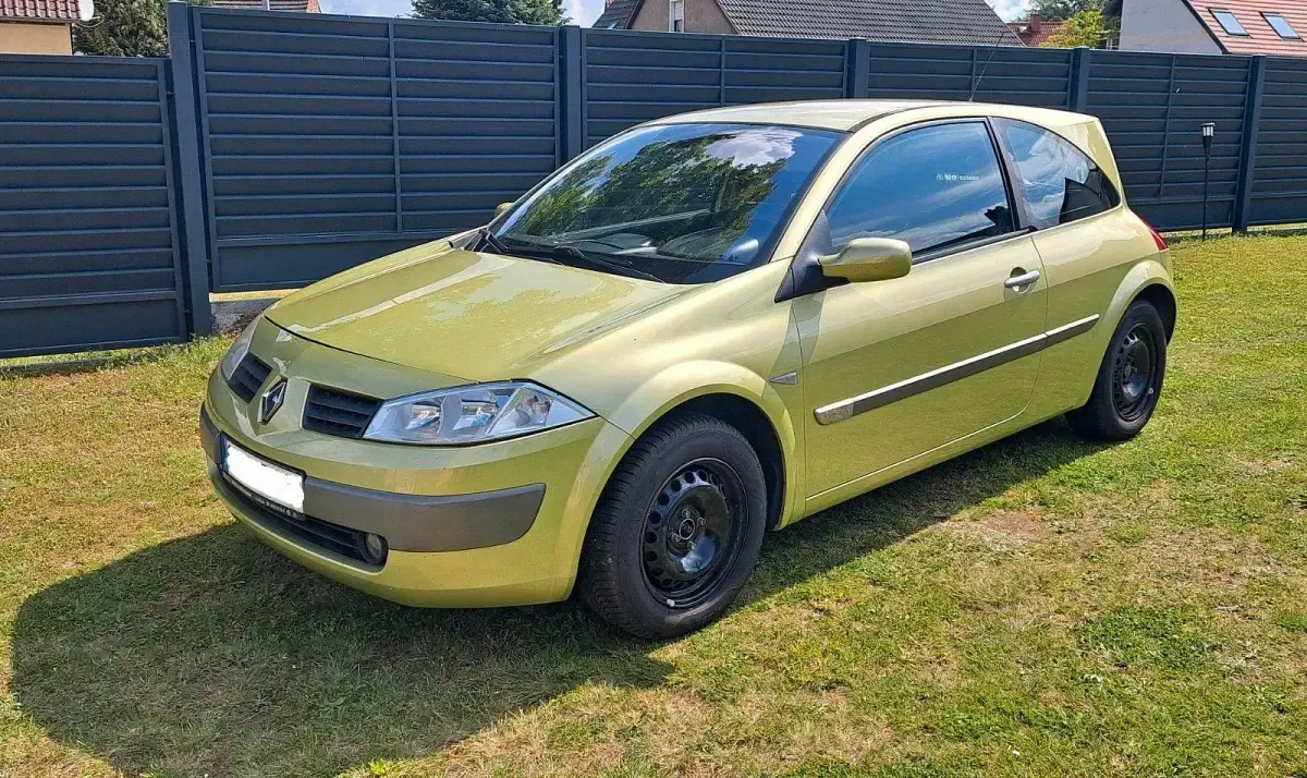Brugt Renault Mégane II Dynamique 113 HK (83 kW) 2003 Grøn Sedan