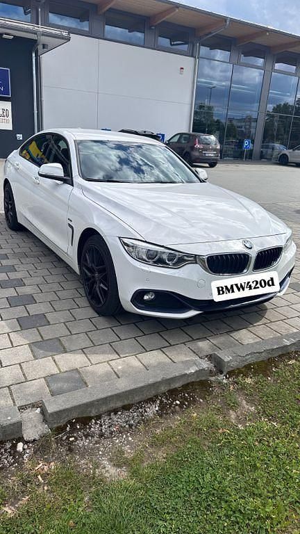 Weiß Gebraucht 2015 BMW 420 Gran Coupé Sport Line Coupé | 10.800 € (Fairer Preis) - Bild 1/4