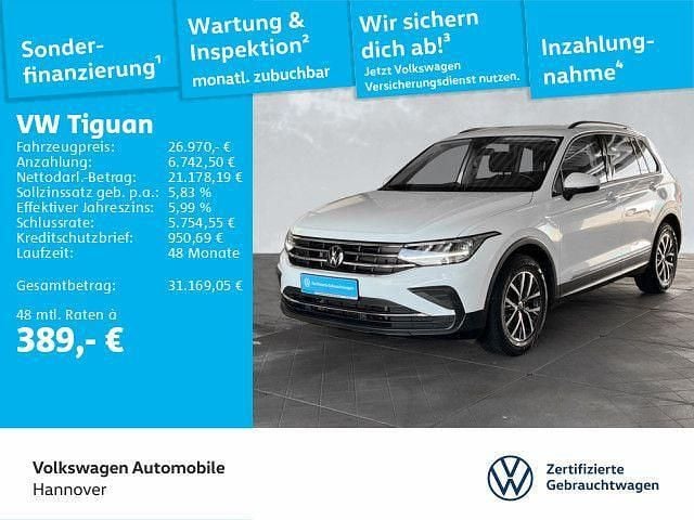 Gebraucht VW Tiguan 150 PS (110 kW) 2023 Weiß SUV