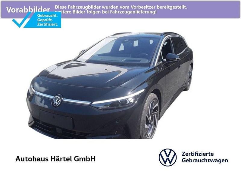 Grenadillschwarz (black), metallic Gebraucht 2025 VW ID.7 Pro Kombi | 52.500 € (Teuer) - Bild 1/4