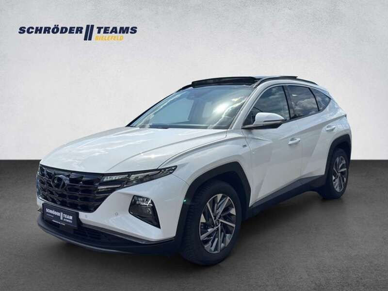 Atlas white Gebraucht 2024 Hyundai Tucson Trend SUV | 29.380 € (Guter Preis) - Bild 1/4