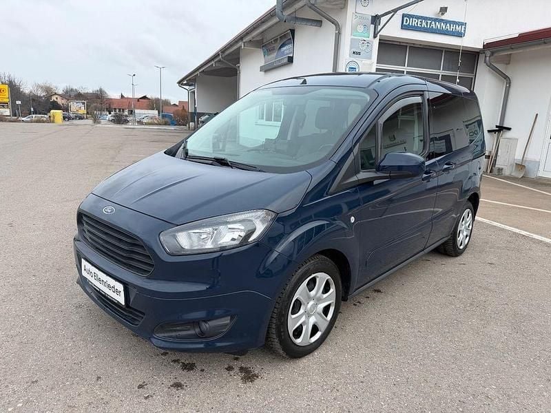 Gebraucht Ford Tourneo Courier Trend 101 PS (74 kW) 2018 Blau Van / Kleinbus