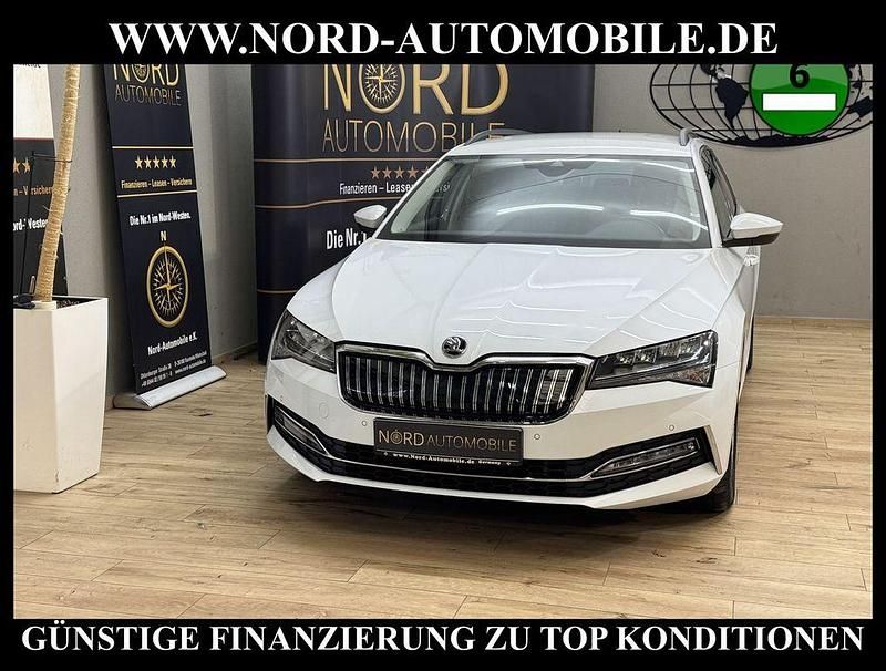 Gebraucht Skoda Superb Ambition 218 PS (160 kW) 2020 Moonweiss metallic (metallic) Kombi