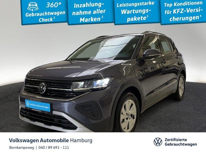 5w rauchgrau metallic Gebraucht 2025 VW T-Cross Life SUV | 20.444 € (Guter Preis) - Bild 1/3