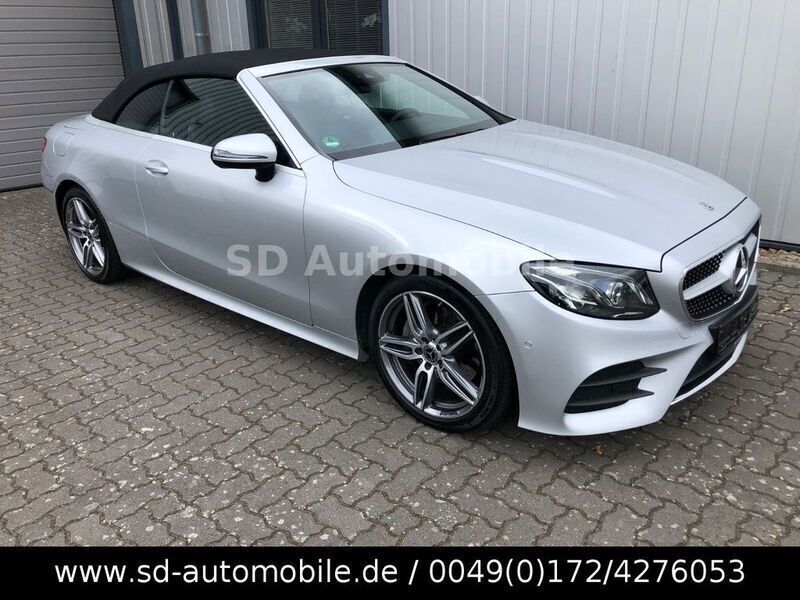 Iridiumsilber metalliclack Gebraucht 2020 Mercedes E220 AMG line Cabrio | 39.890 € (Fairer Preis) - Bild 1/4