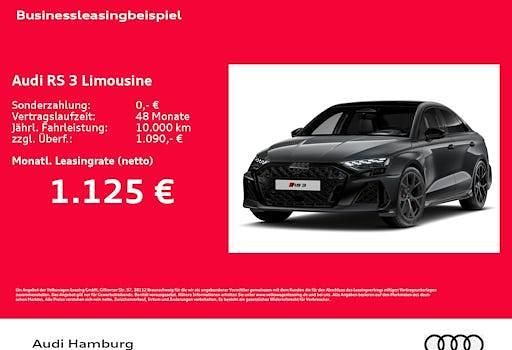 Neu Audi RS3 Ambiente 400 PS (294 kW) 2026 Grün Limousine
