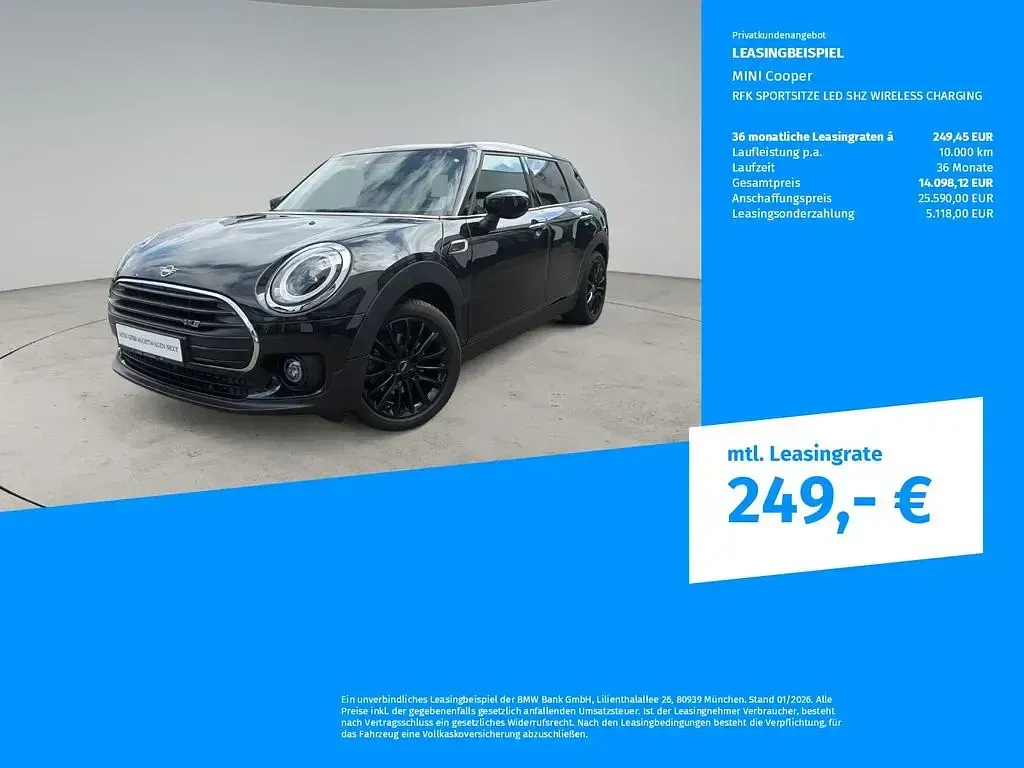 Gebraucht Mini Cooper 136 PS (100 kW) 2022 Schwarz Kleinwagen
