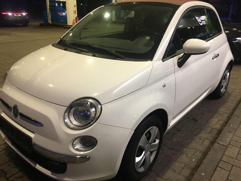 Weiß Gebraucht 2014 Fiat 500C Cabrio | 2.998 € - Bild 1/4