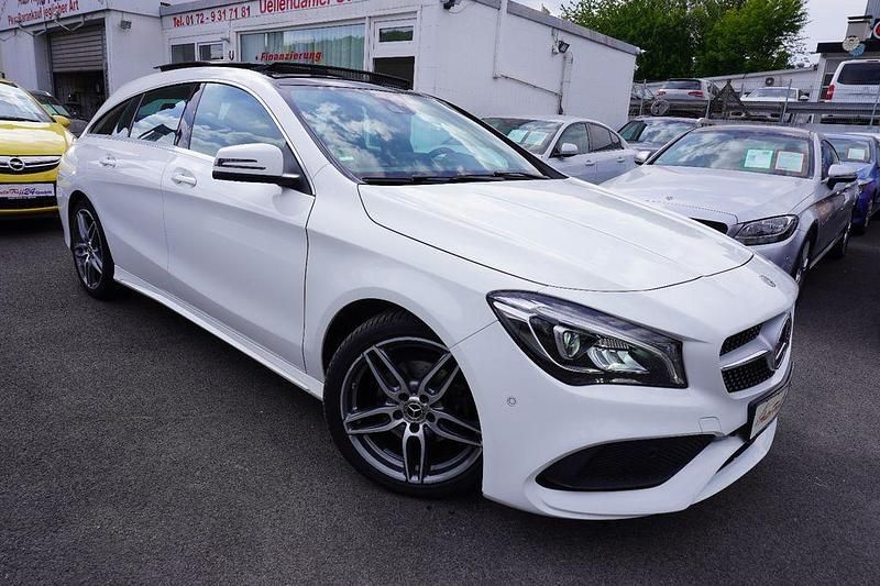 Weiß Gebraucht 2018 Mercedes CLA180 Shooting Brake AMG line Kombi | 18.990 € (Fairer Preis) - Bild 1/4