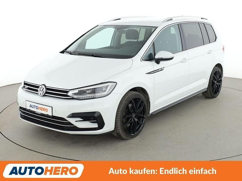 Gebraucht VW Touran Highline 150 PS (110 kW) 2018 Weiß Van / Kleinbus