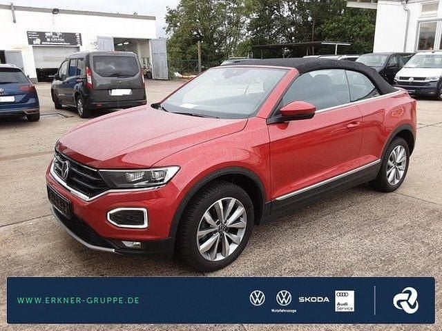 Kings red metallic Gebraucht 2021 VW T-Roc Cabriolet Style Cabrio | 25.499 € (Guter Preis) - Bild 1/4