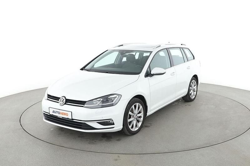 Weiß Gebraucht 2019 VW Golf VII Highline Kombi | 19.090 € (Fairer Preis) - Bild 1/3