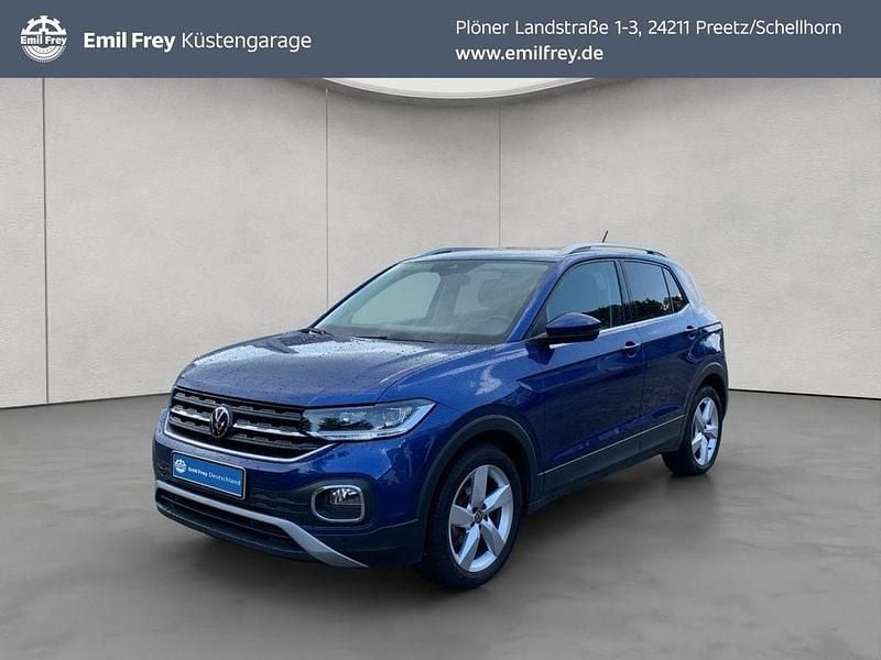 Blau Gebraucht 2022 VW T-Cross Style SUV | 20.980 € (Guter Preis) - Bild 1/4