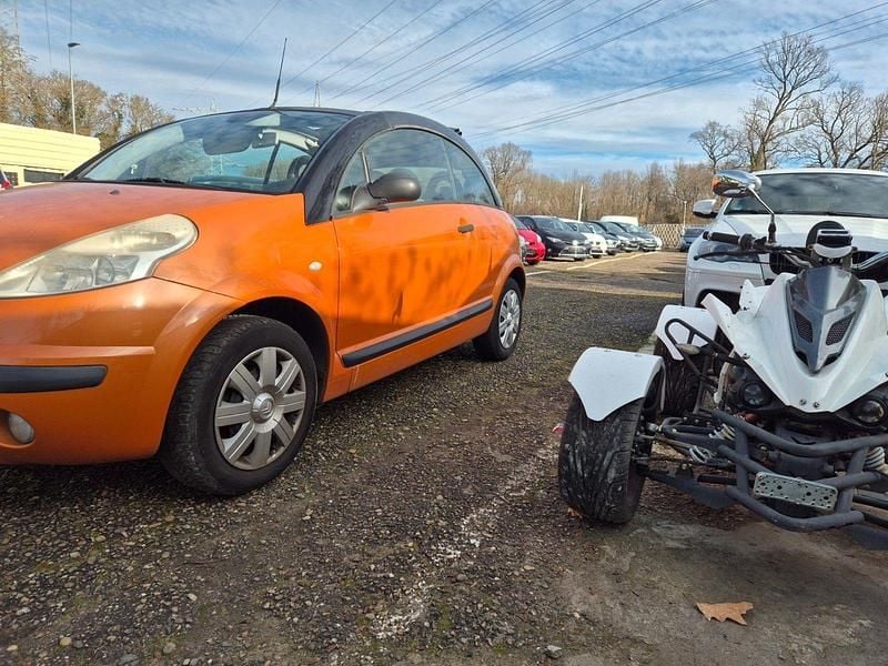 Second-hand Citroën C3 73 CP (53 kW) 2003 Portocaliu Cabrio