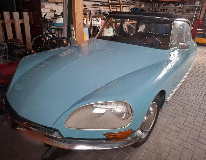 Gebraucht Citroën DS 98 PS (72 kW) 1972 Blau Cabrio