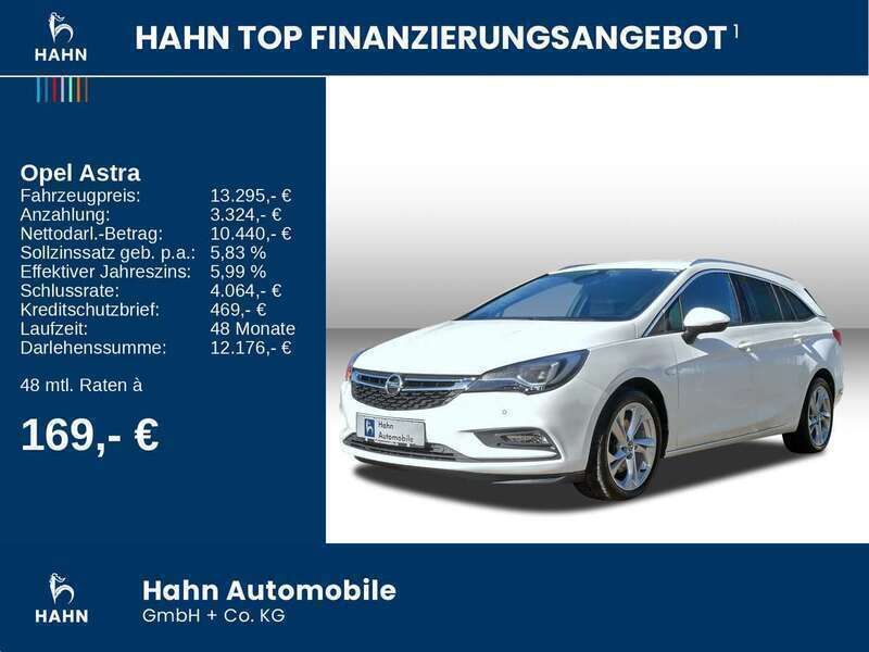 Gebraucht Opel Astra Innovation 150 PS (110 kW) 2018 Weiß schneeweiss/summitwhite/arctic Kombi
