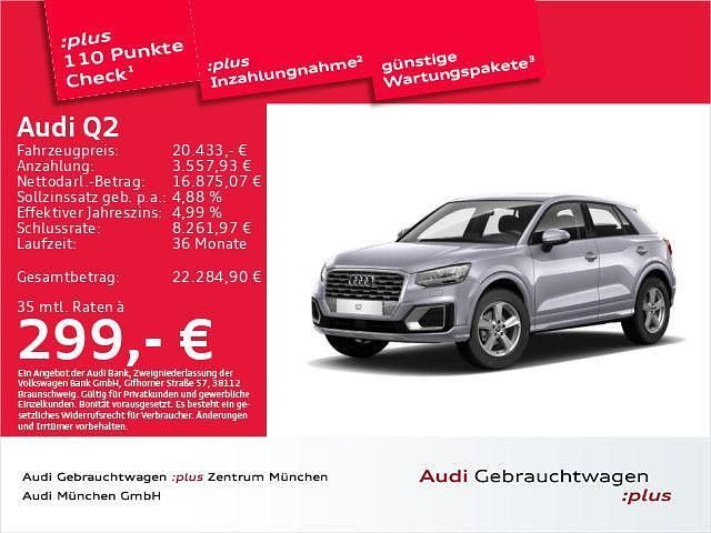 Silber Gebraucht 2020 Audi Q2 Sport SUV | 20.433 € (Fairer Preis) - Bild 1/2