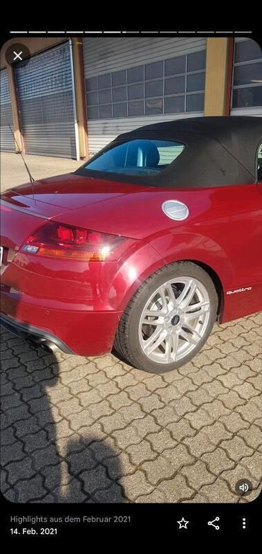 Rot Gebraucht 2013 Audi TT Roadster Cabrio | 23.500 € (Etwas zu teuer) - Bild 1/4