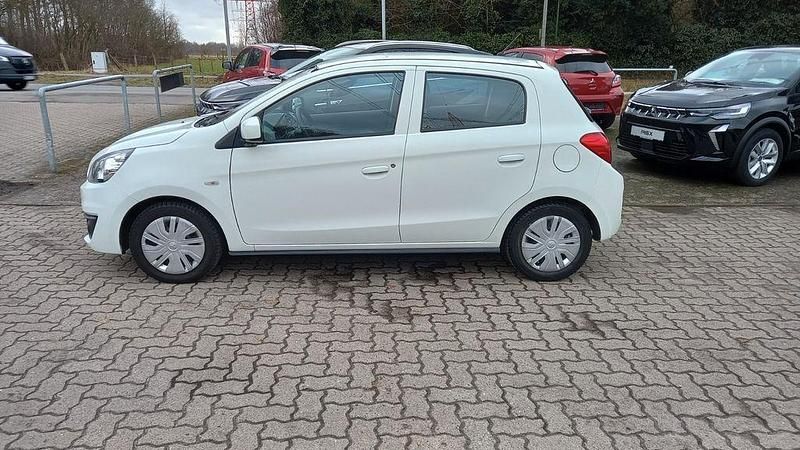 Gebraucht Mitsubishi Space Star Diamant Edition 71 PS (52 kW) 2019 Weiß Kleinwagen