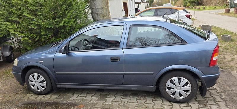 Occasion Opel Astra 75 ch (55 kW) 1998 Bleue Coupé