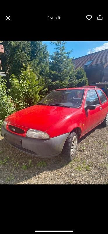 Rot Gebraucht 1997 Ford Fiesta Kleinwagen | 555 € (Guter Preis) - Bild 1/3