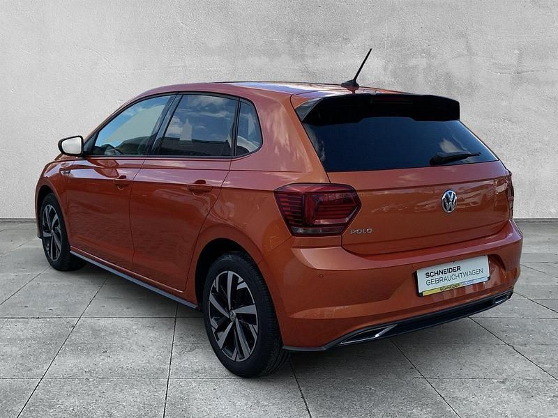 Gebraucht VW Polo Highline 95 PS (69 kW) 2019 Orange Kleinwagen