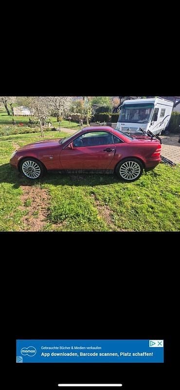 Rot Gebraucht 1999 Mercedes SLK200 Cabrio | 1.150 € - Bild 1/4