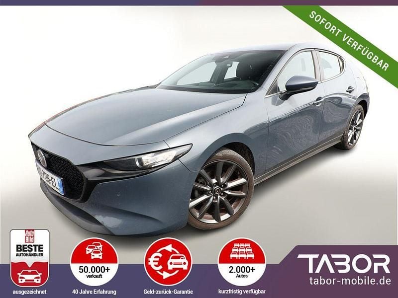 Grau Gebraucht 2021 Mazda 3 Selection Limousine | 18.088 € (Fairer Preis) - Bild 1/4