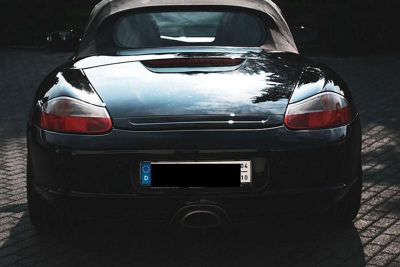 Gebraucht Porsche Boxster 228 PS (167 kW) 2002 Schwarz Cabrio