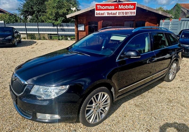 Schwarz Gebraucht 2013 Skoda Superb Elegance Kombi | 8.790 € (Guter Preis) - Bild 1/4