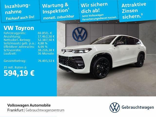 Oryxweiß perlmutteffekt Gebraucht 2025 VW Tayron R-line SUV | 69.850 € (Teuer) - Bild 1/4