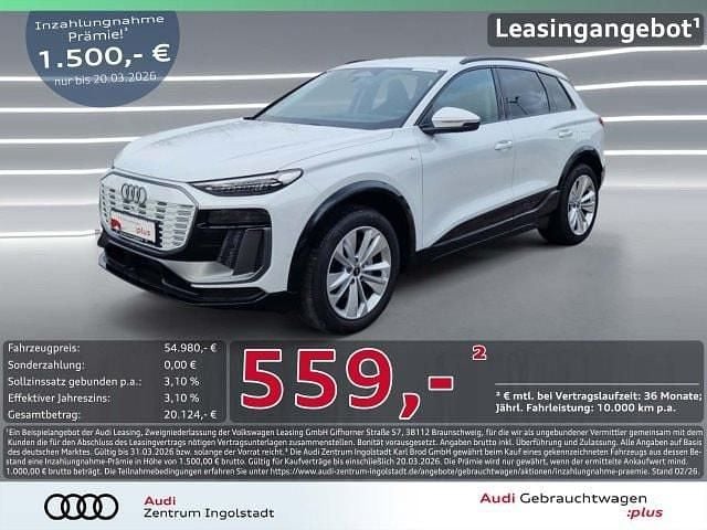 Gebraucht Audi Q6 e-tron S-Line 185 kW (252 PS) 2025 Gletscherweiß metallic SUV
