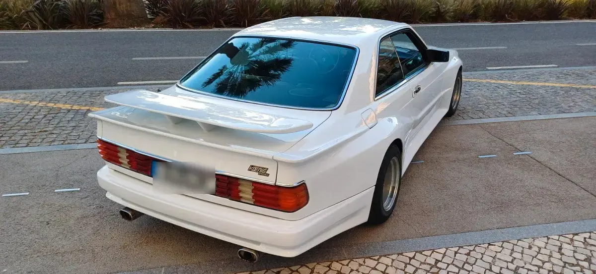 Gebraucht Mercedes 380 204 PS (150 kW) 1985 Weiß Coupé